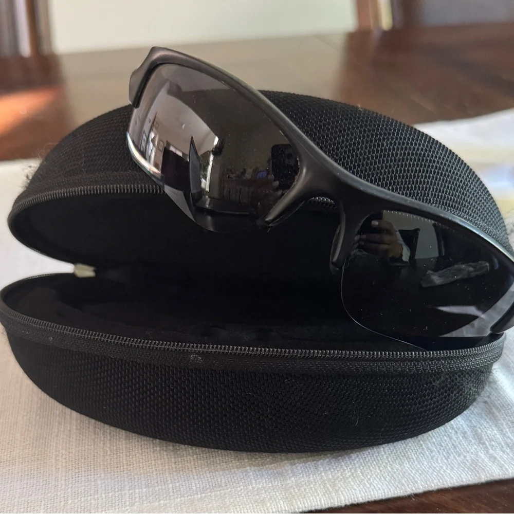 Oakley Matte Black Performance Sunglasses
